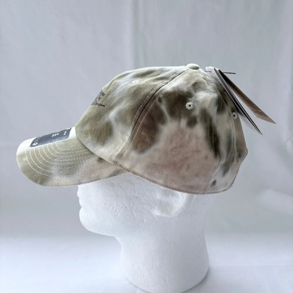 Nike Club Cap‎ Khaki Tie Dye Cloud Wash Futura Logo Adjustable Dad Hat